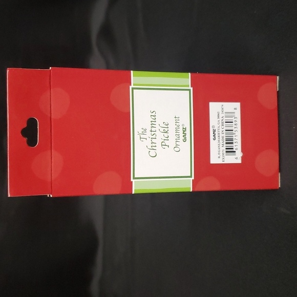 Ganz NWT, NIB The Christmas Pickle Glass Ornamnent in Gift Box - Picture 3 of 5